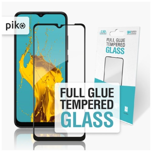 Скло захисне Piko Full Glue Samsung A03 Black (1283126521645)