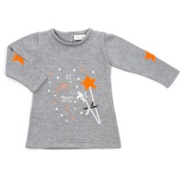 Кофта дитяча Na із зірочками (NNS 18-010-80-gray)