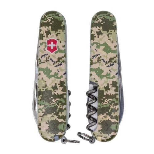 Ніж Victorinox Spartan Army 91 мм Піксель + Лого (1.3603.3_W3941p)
