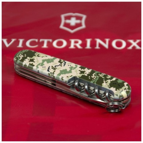 Ніж Victorinox Spartan Army 91 мм Піксель + Лого (1.3603.3_W3941p)
