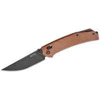 Ніж SRM Asika, Sandvik 14C28N, мікарта, чорно-коричневий (411L-MN)