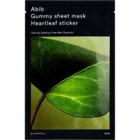 Маска для обличчя Abib Gummy Sheet Mask Heartleaf Sticker Тканинна (8809750463729)