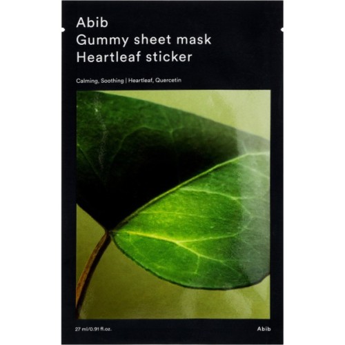 Маска для обличчя Abib Gummy Sheet Mask Heartleaf Sticker Тканинна (8809750463729)