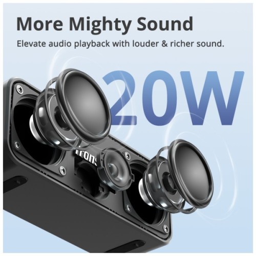 Акустична система Tronsmart T2 Plus Upgraded Black (1019754)