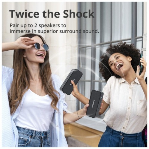 Акустична система Tronsmart T2 Plus Upgraded Black (1019754)