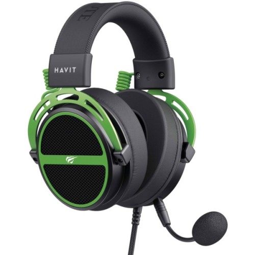 Навушники Havit HV-H2030E Black/Green (6939119067076)