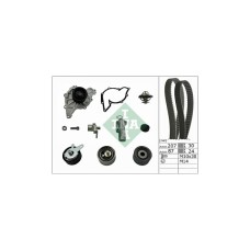 Комплект ременя ГРМ з помпой INA 530 0539 30