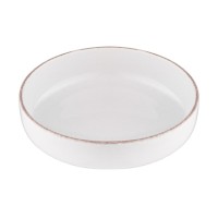 Тарілка Ardesto Lazio, 730мл, 18.5см, кераміка, білий (AR1518W)