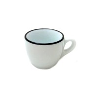 Чашка Ancap espresso 75 мл, серія Verona Colored Rims Black (37251)