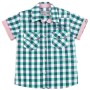 Сорочка дитяча Aziz у клітинку (19130-110B-green)