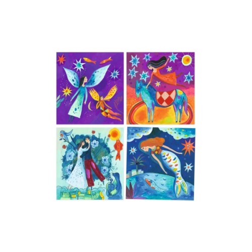 Набір для творчості Djeco Художній комплект для малювання "Уві сні" (DJ09380)