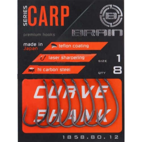 Гачок Brain Brain Curve Shank 01 (8 шт/уп) (1858.80.12)