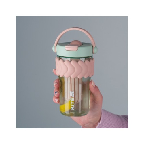 Пляшка для води Kite 700 мл м'ятно-рожевий (K25-1230-3)