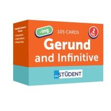 Навчальний набір English Student Картки для вивчення англійських слів Gerund and Infinitive vol.1 (укр.) (591225993)