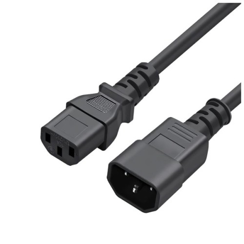 Кабель живлення C13 to C14 1.8m black ColorWay (CW-CBP087-BK)