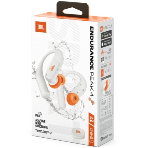 Навушники JBL Endurance Peak 4 White (JBLENDUPEAK4WHT)
