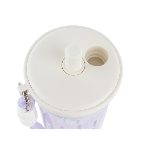 Пляшка для води Kite 650 мл, біло-ліловий (K25-1219-2)