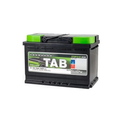 Акумулятор автомобільний TAB 70 Ah/12V AGM Euro (213 070)
