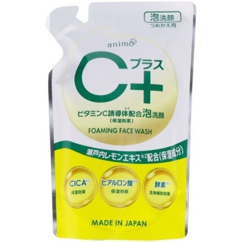 Пінка для вмивання Rocket Soap C Plus Foaming Face Wash З вітаміном С Змінний блок 200 мл (4571113802110)