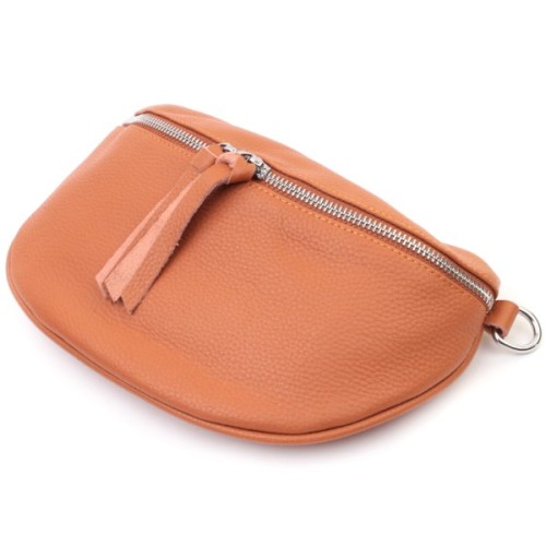 Сумка Vintage Шкіряна жіноча через плече з міні гаманцем Руда (22665)