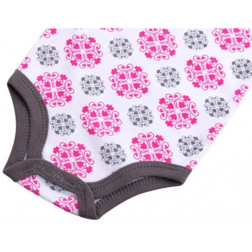 Боді дитяче Luvable Friends 2 шт рожеві з орнаментом, для дівчаток (90075.GR.3-6)