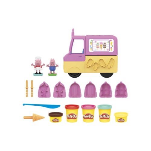 Набір для творчості Hasbro Play-Doh Машинка з морозивом Свинки Пеппи (F3597)