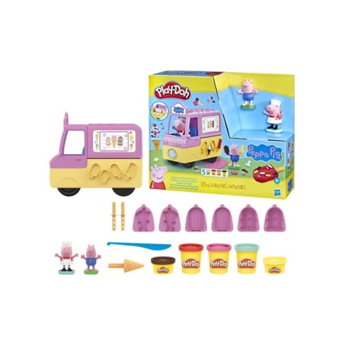 Набір для творчості Hasbro Play-Doh Машинка з морозивом Свинки Пеппи (F3597)