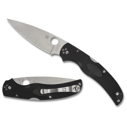 Ніж Spyderco Native Chief Satin BD1N Black FRN (C244PBK)