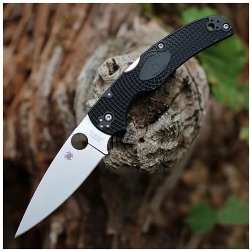 Ніж Spyderco Native Chief Satin BD1N Black FRN (C244PBK)