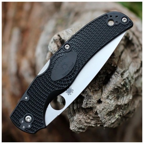 Ніж Spyderco Native Chief Satin BD1N Black FRN (C244PBK)