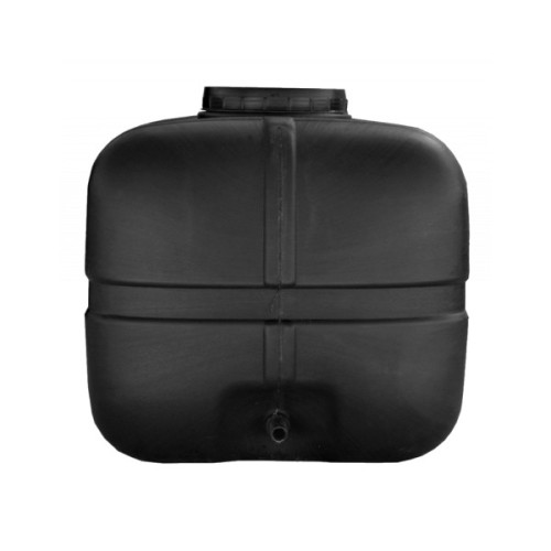 Ємність для води Пласт Бак квадратна не харчова 150 л прямокутна чорна видувна (5706)