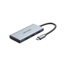 Концентратор Vention USB-C 6-in-1 3xUSB 3.0 + HDMI 4K30Hz + SD/TF 0.15m (TOOHB)