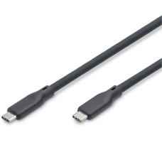 Дата кабель USB-C to USB-C 0.5m USB4 2.0 80G 240W 16K silicone black Digitus (AK-300350-005-S)