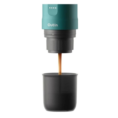 Портативна кавоварка Outin Nano Espresso Machine OTEM-01 Outin Teal (OTEM-01-TEAL)