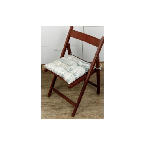 Подушка на стілець Прованс Клітина 40х40 см (4823093449749)