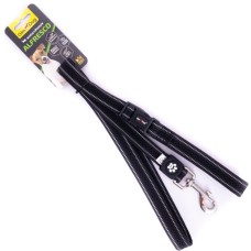 Повідець для собак GimDog Alfresco 2.0х120 см неопрен/фліс (чорний) (8009632059525)