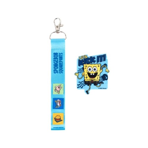 Бейдж Kite набір на липучці та підвіска SpongeBob SquarePants (SB25-3010)
