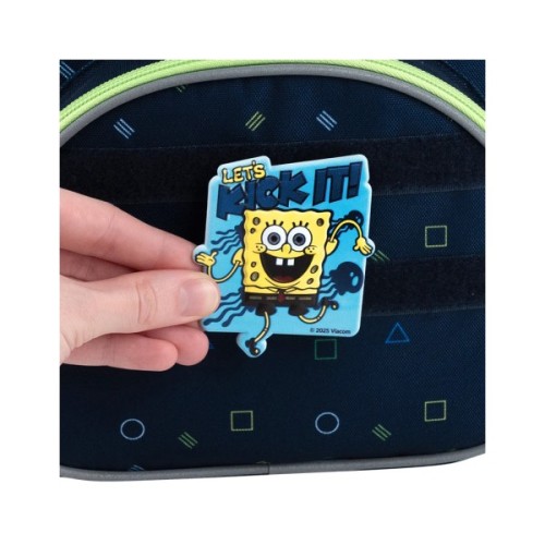 Бейдж Kite набір на липучці та підвіска SpongeBob SquarePants (SB25-3010)