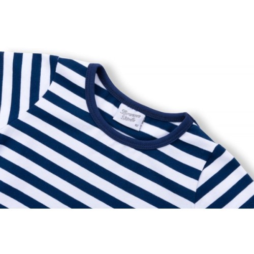 Плаття дитяче Breeze в смужку з кишеньками (8992-92G-blue)