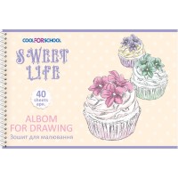 Альбом для малювання Cool For School на пружині 40 аркушів (CF60904-09)