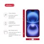 Чохол до мобільного телефона Intaleo SoftShell Apple iPhone 16 Red (1283126609190)