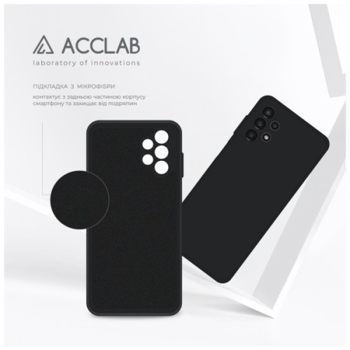 Чохол до мобільного телефона ACCLAB SoftShell Samsung Galaxy A13 4G Black (1283126552922)