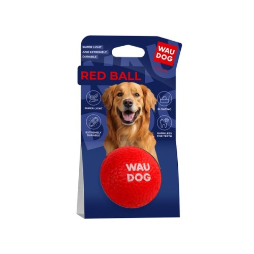 Іграшка для собак WAUDOG Fun Red Ball 70 мм (6001)