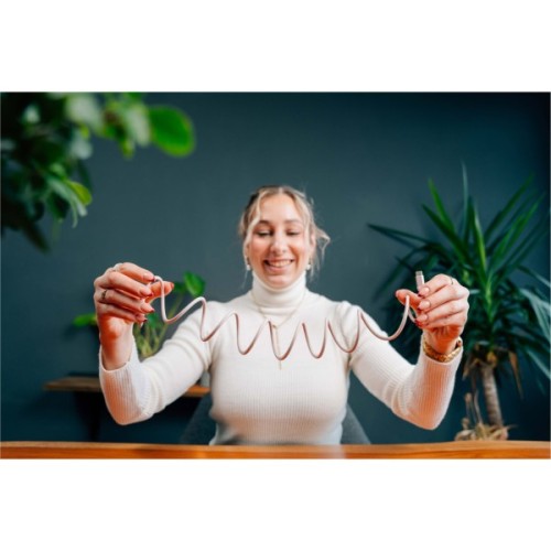 Дата кабель USB-C to USB-C 1.2m Magnetic 60W pink Verbatim (31853)