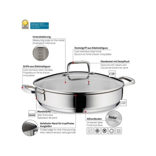 Сотейник Kela Flavoria 28 см (10186)