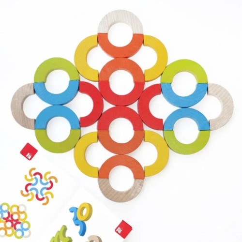 Розвиваюча іграшка Ігротеко Мозаїка ВЕСЕЛКОВІ ДУГИ 24 елементів (900507)