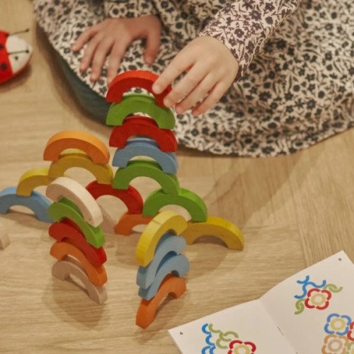 Розвиваюча іграшка Ігротеко Мозаїка ВЕСЕЛКОВІ ДУГИ 24 елементів (900507)