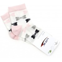 Шкарпетки дитячі UCS Socks з бантиком (M0C0101-2119-1G-pink)