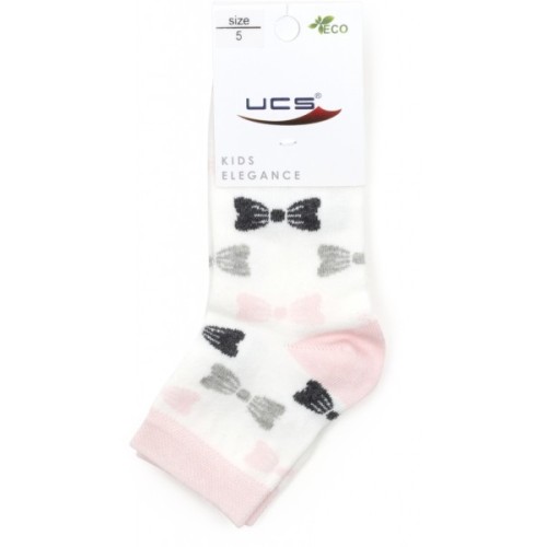 Шкарпетки дитячі UCS Socks з бантиком (M0C0101-2119-1G-pink)