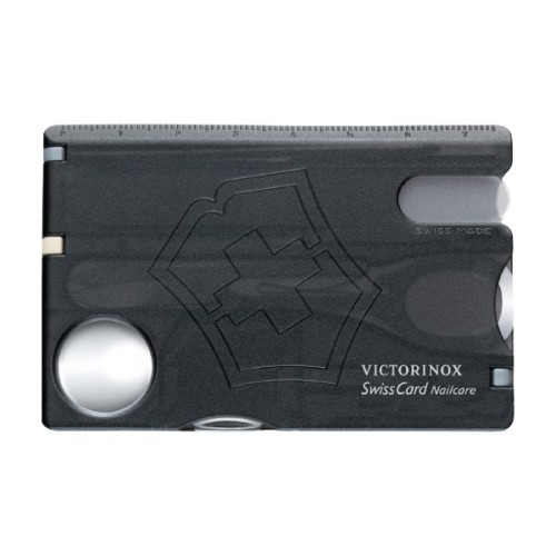 Мультитул Victorinox SwissCard NailCare Transparent Black (0.7240.T3)